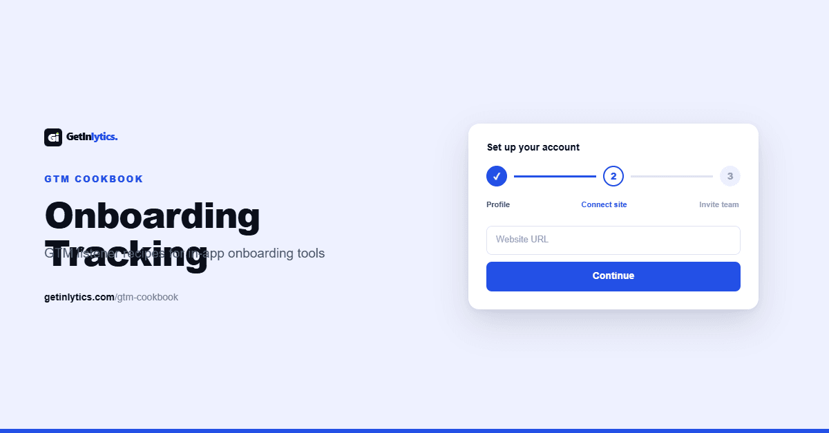 Onboarding GTM Listener Recipes